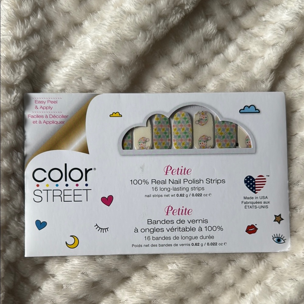 Color Street Petite Nail Strips with Fun Patterns Feeling Frosty